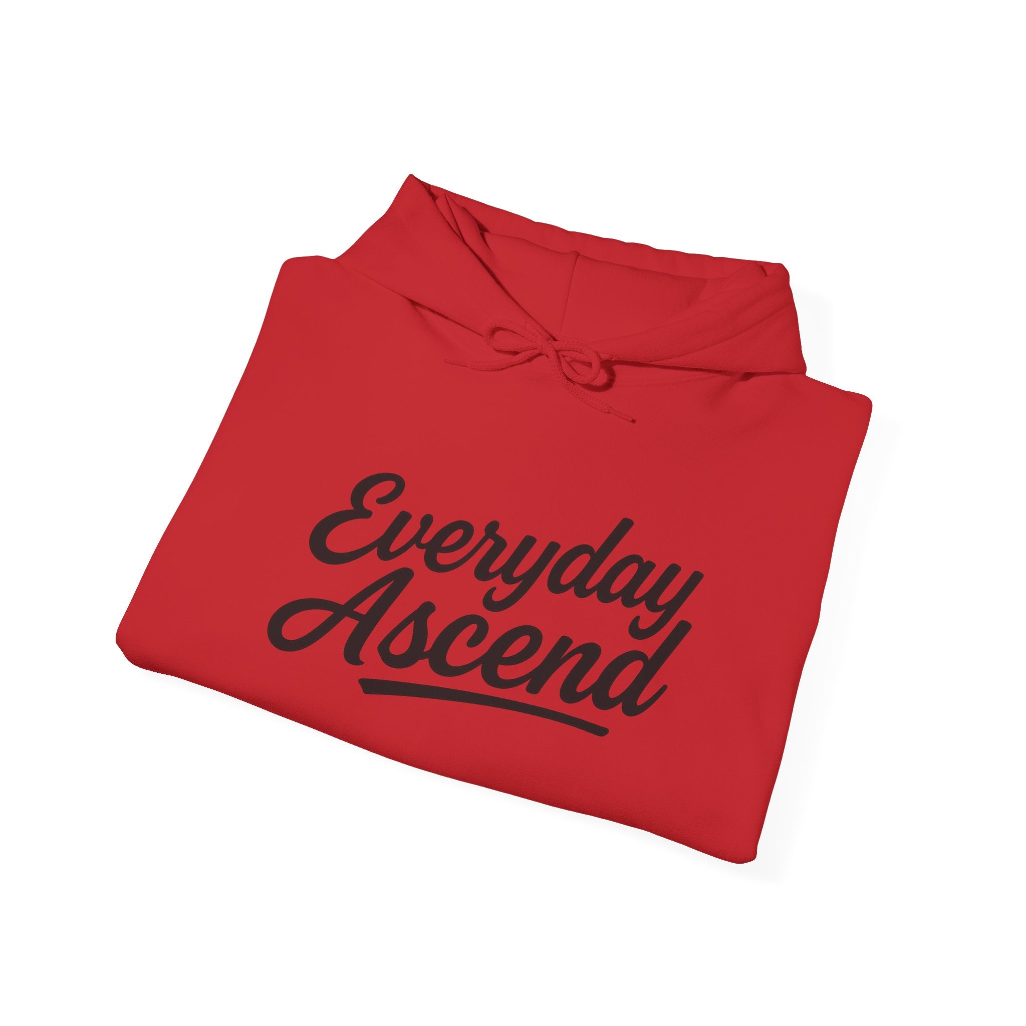 Everyday Ascend Hooded Sweatshirt, Black Script Logo