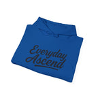 Everyday Ascend Hooded Sweatshirt, Black Script Logo