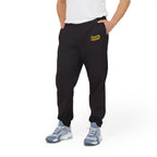 Adidas Everyday Ascend black and gold signature fleece joggers
