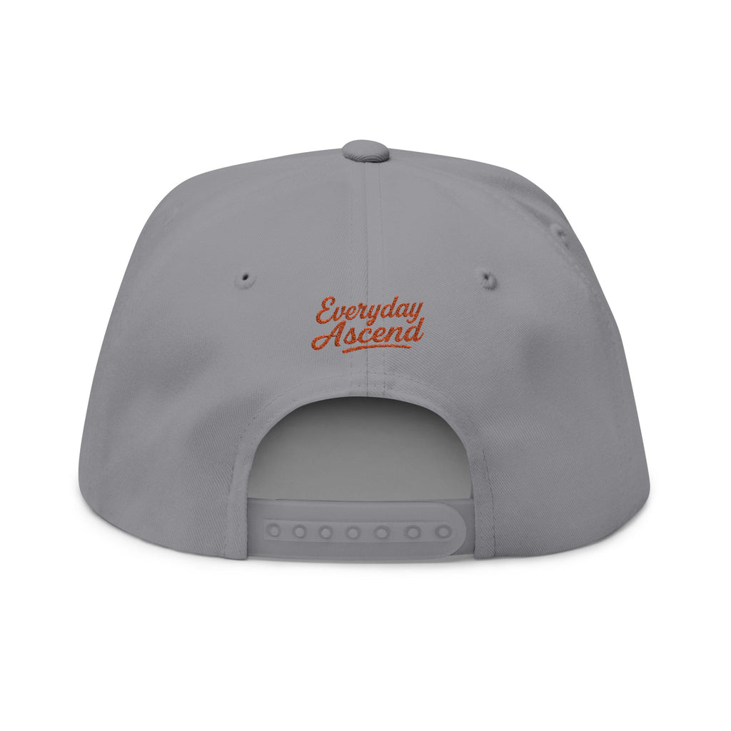 Detroit Vintage Script Embroidered Flat Bill
