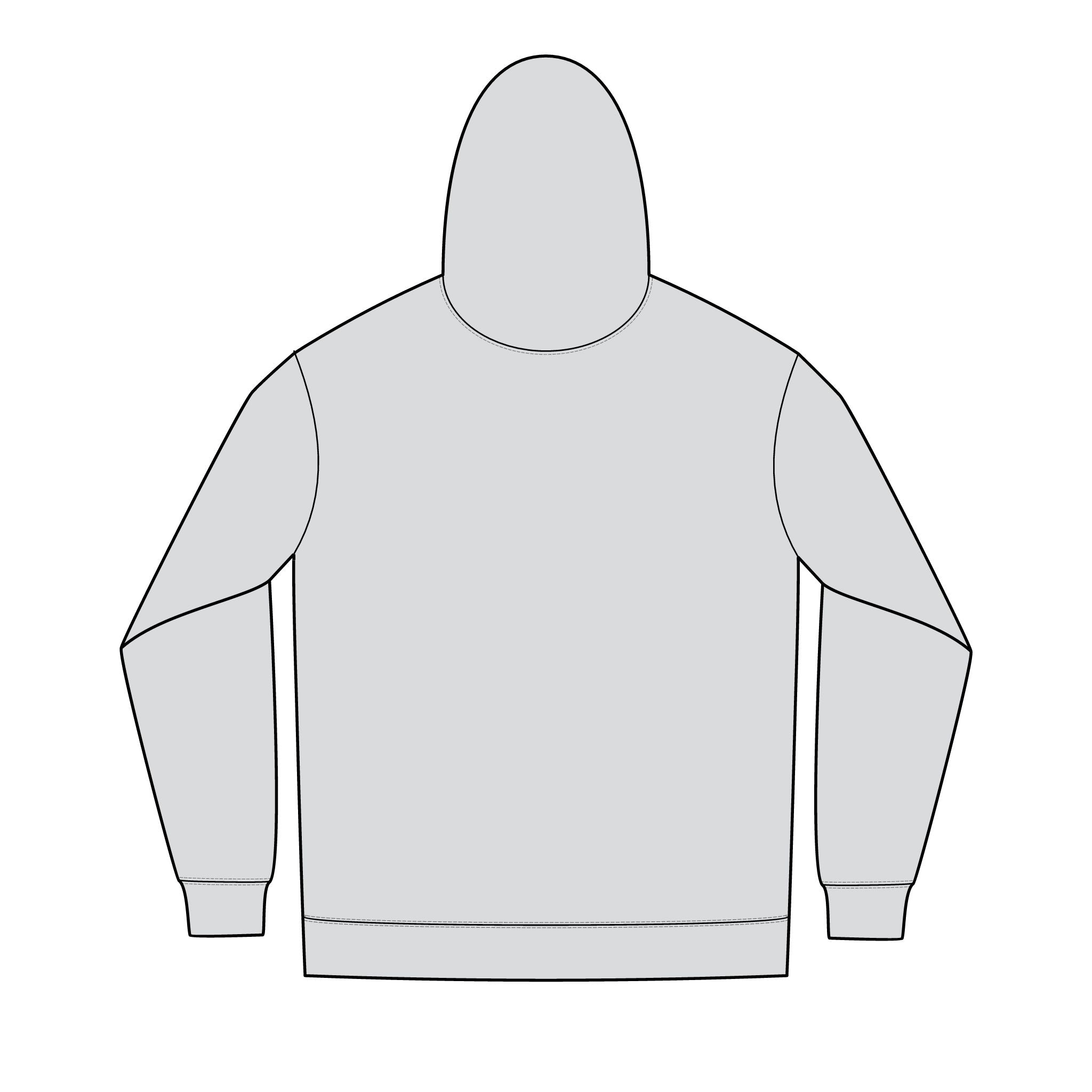 Everyday Ascend Embroidered Black Script Zip Fleece Hoodie