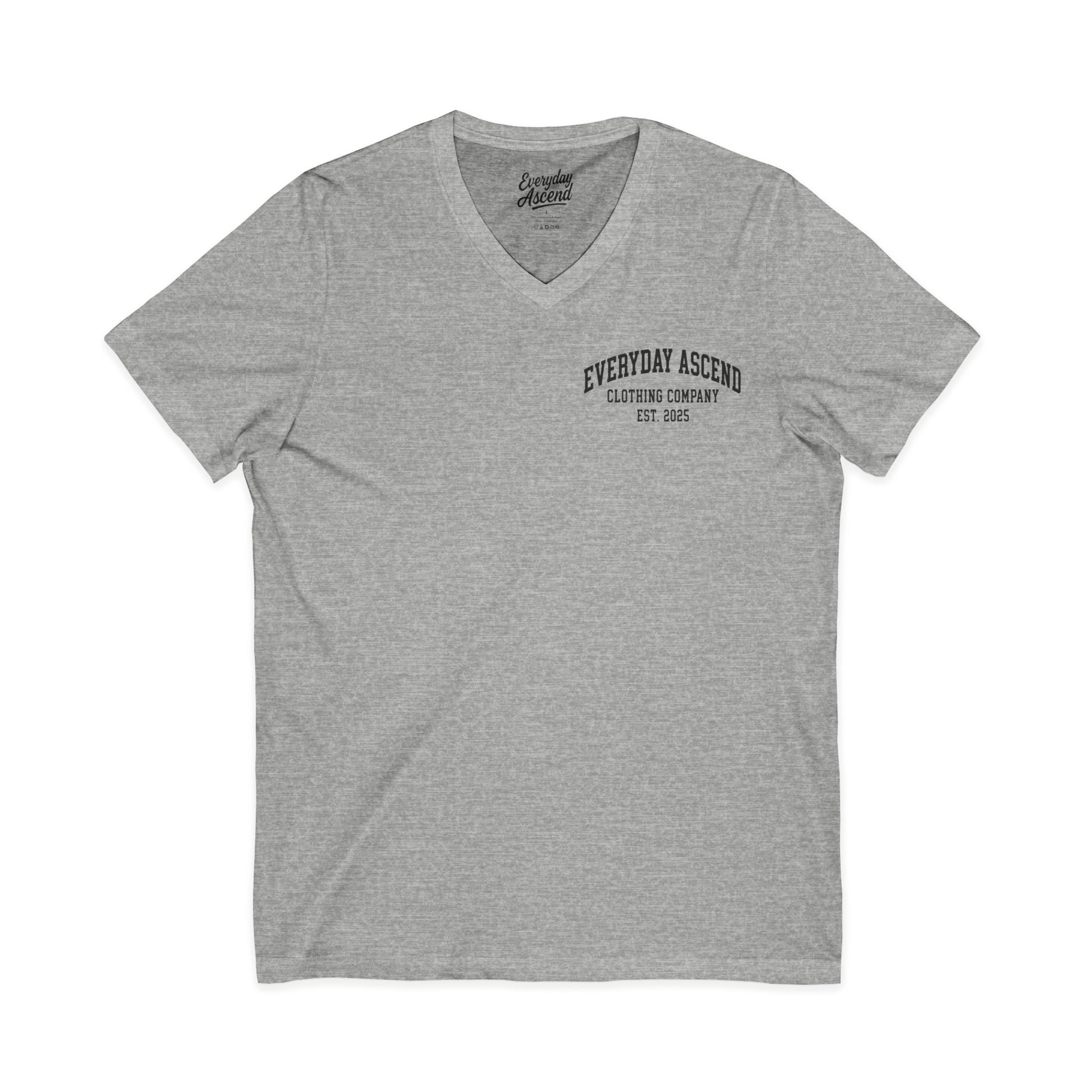 Everyday Ascend College Font V-Neck Tee