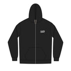 Everyday Ascend Embroidered White Script Zip Fleece Hoodie