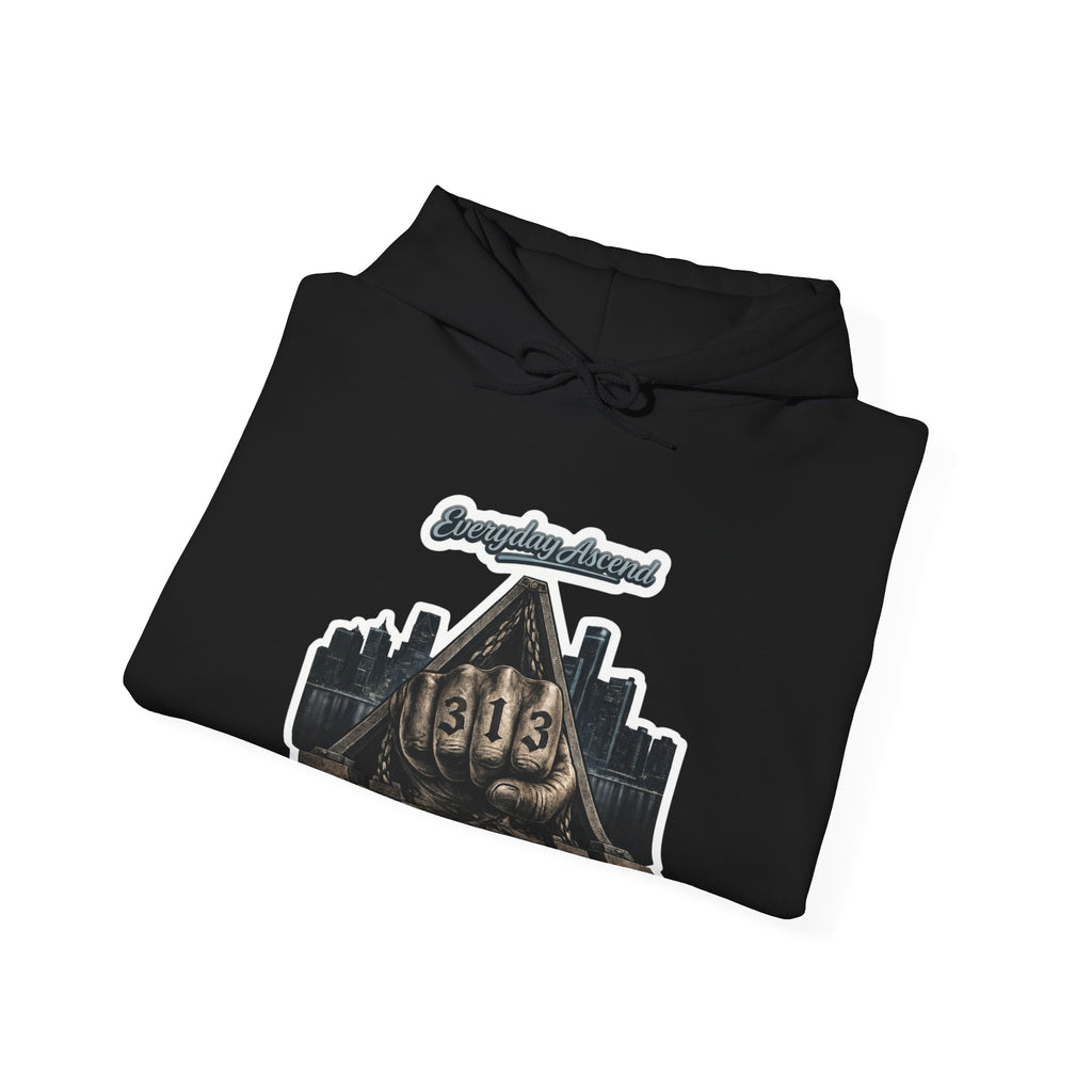 Detroit 313 Fist Hoodie