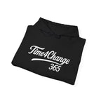 Time4Change Collab Hooded Sweatshirt, White Script Logo