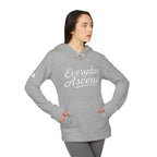Adidas Everyday Ascend Hoodie — White Script Motivational Pullover