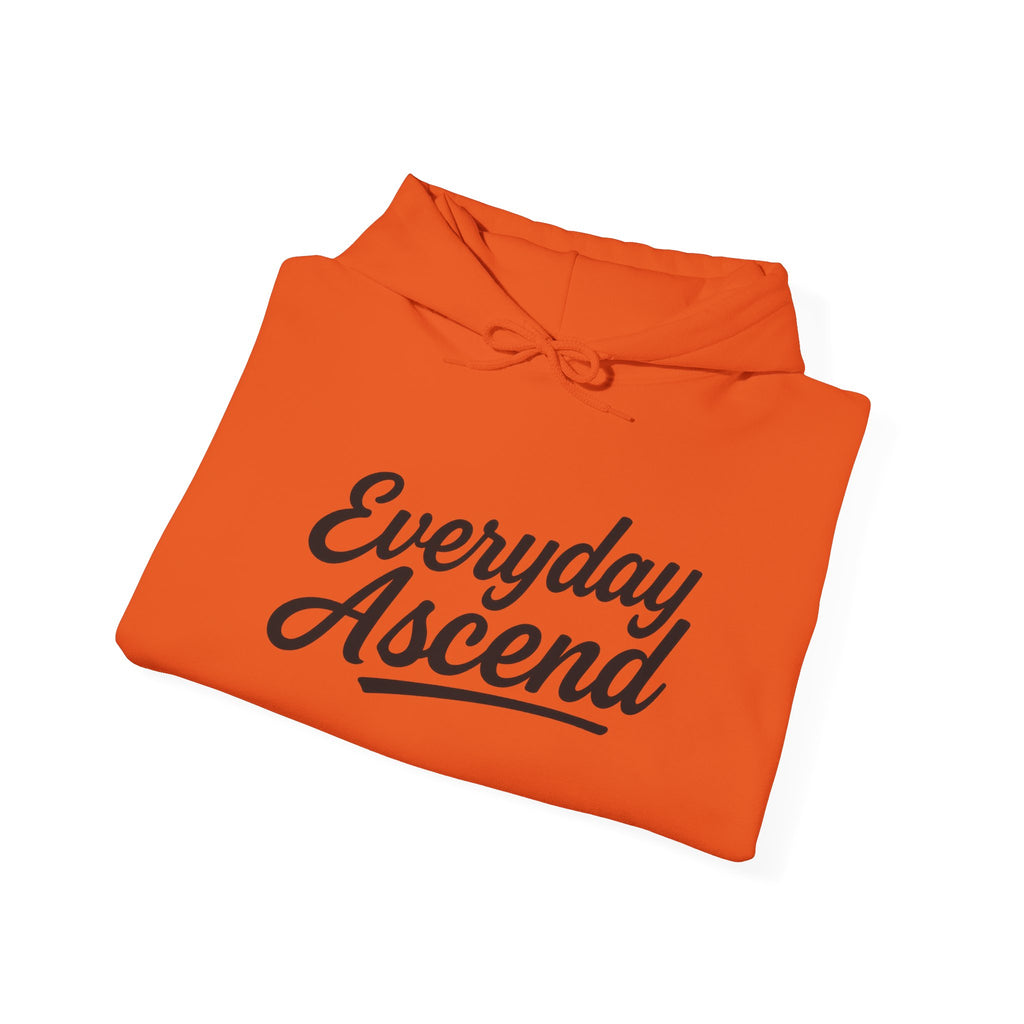 Everyday Ascend Hooded Sweatshirt, Black Script Logo