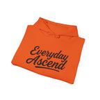Everyday Ascend Hooded Sweatshirt, Black Script Logo