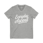 Signature White Script V-Neck Tee