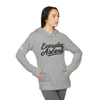 Adidas Everyday Ascend Hoodie — Black Script Motivational Pullover