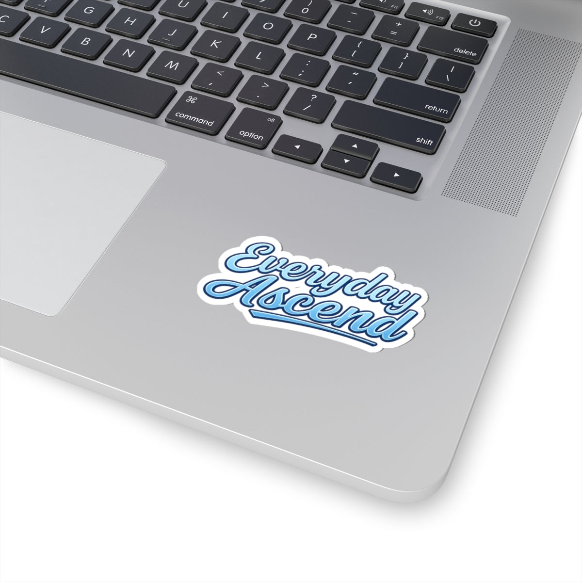 Blue Script Logo Kiss-Cut Sticker