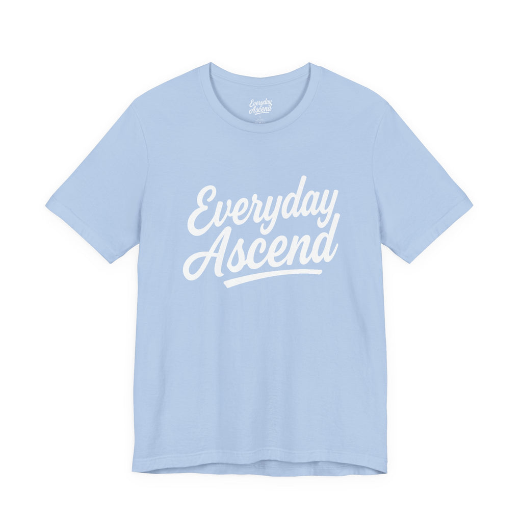 Signature White Script Tee