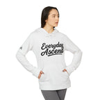 Adidas Everyday Ascend Hoodie — Black Script Motivational Pullover