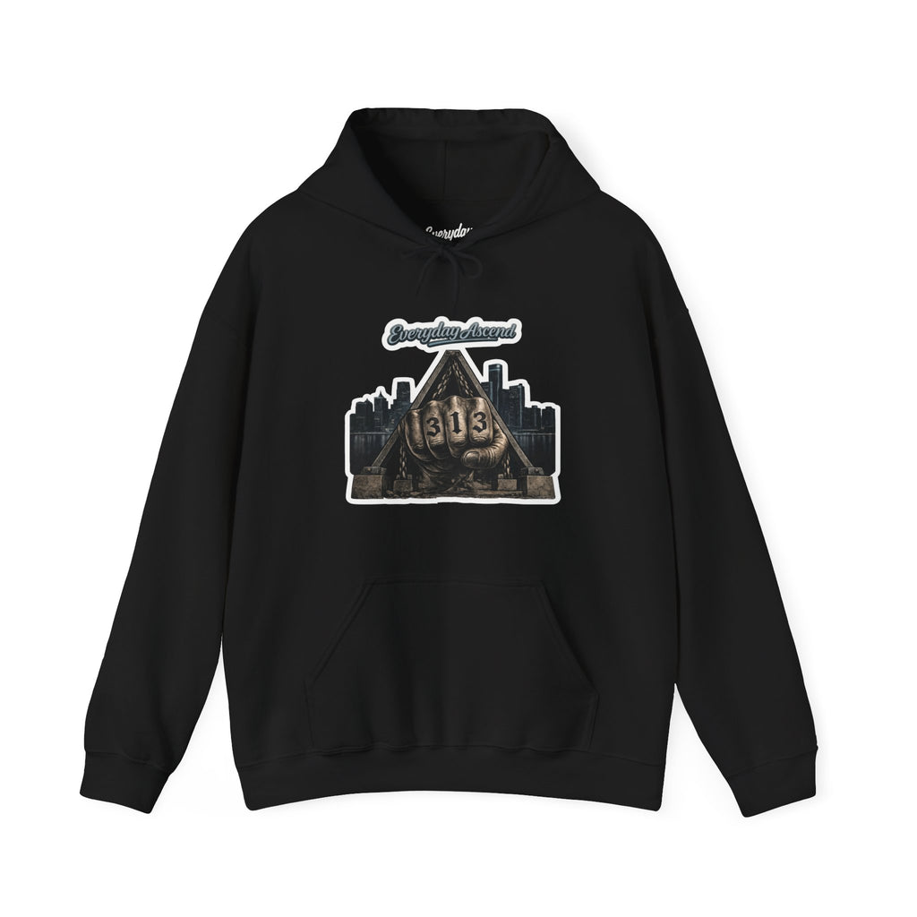Detroit 313 Fist Hoodie