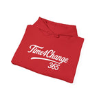 Time4Change Collab Hooded Sweatshirt, White Script Logo