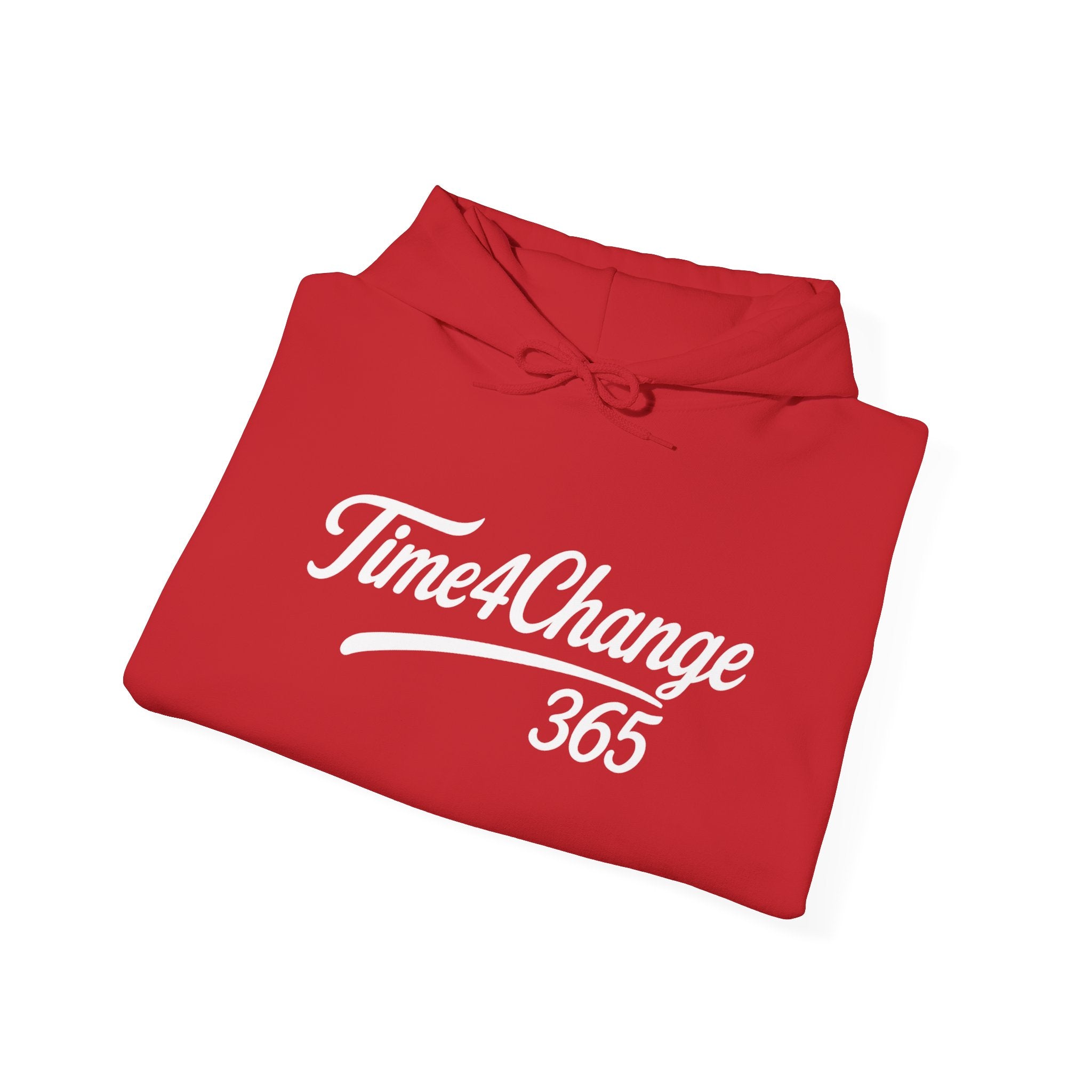 Time4Change Collab Hooded Sweatshirt, White Script Logo