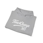Time4Change Collab Hooded Sweatshirt, White Script Logo