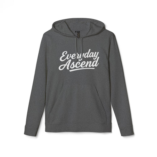 Adidas Everyday Ascend hoodie white script motivational pullover