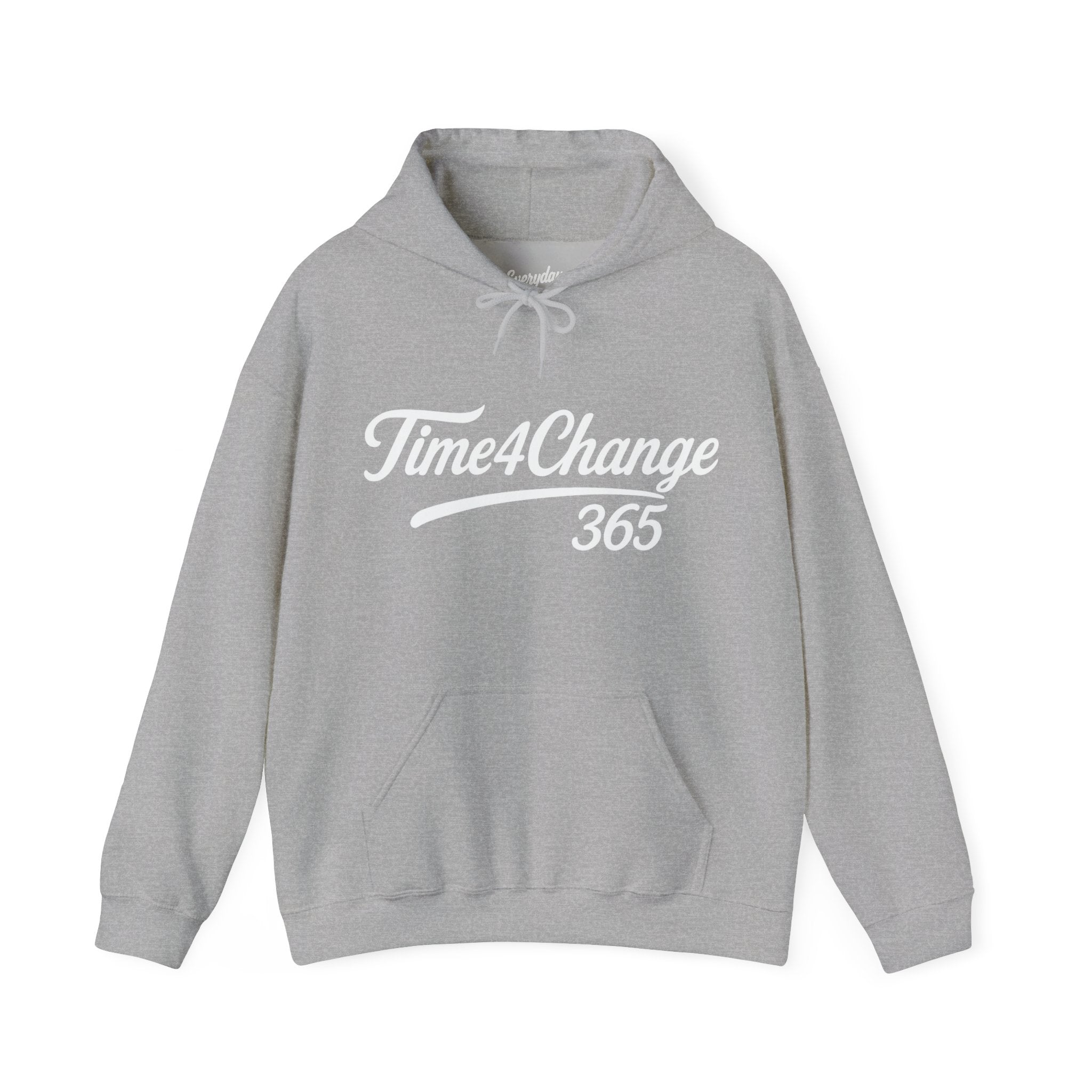 Time4Change White Script Hoodie