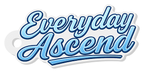 Blue Everyday Ascend Acrylic Logo Keychain