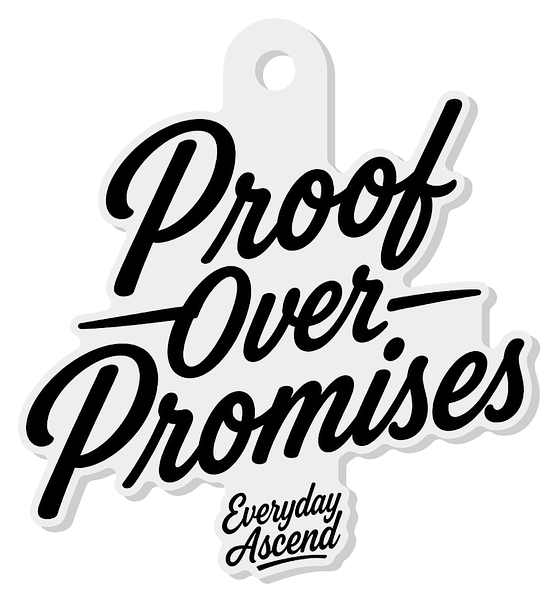 Proof Over Promises Acrylic Keychain