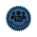 Everyday Ascend 1% Better club Badge Sticker