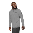 Adidas Ascend Black Script Quarter Zip Pullover