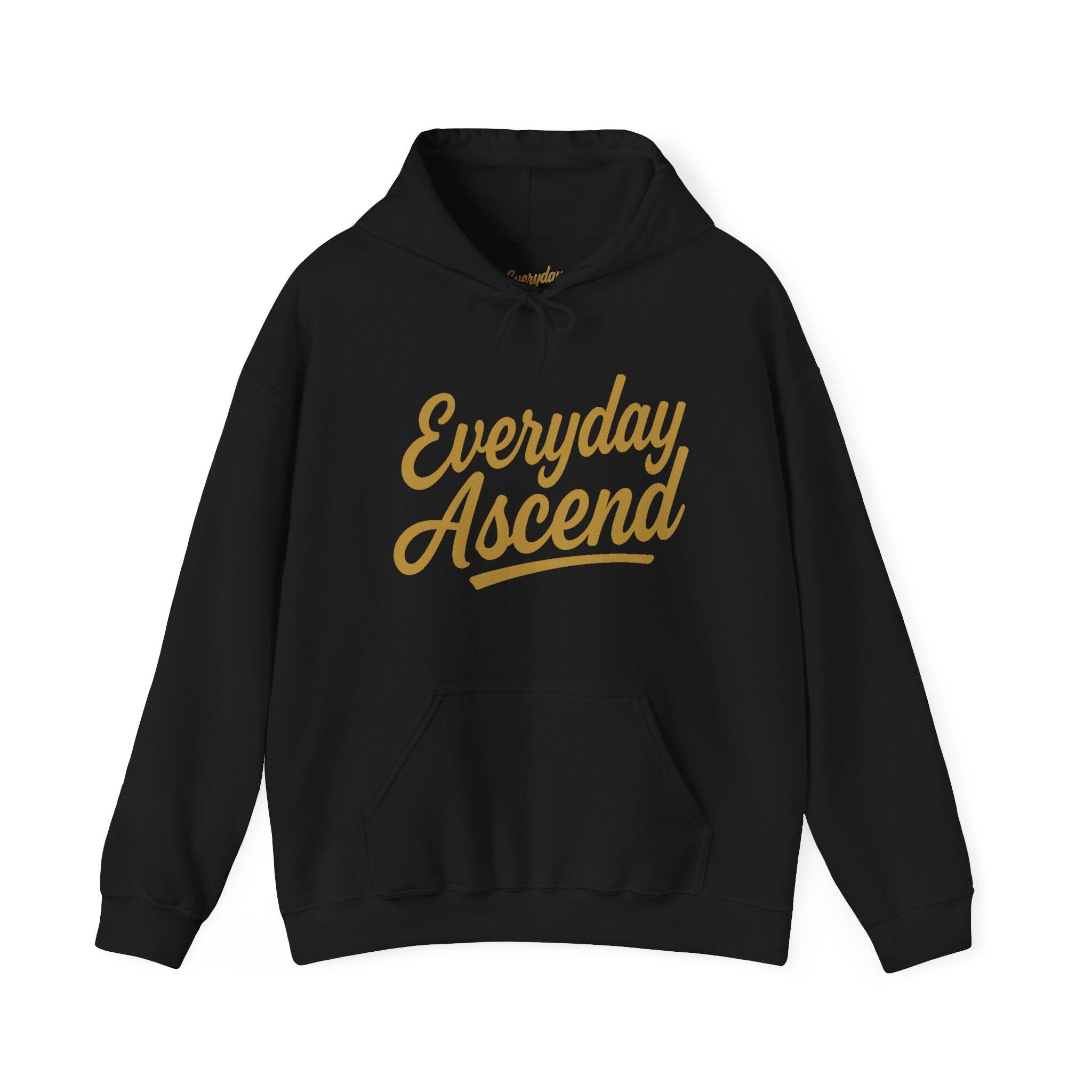 Signature Black & Gold Script Hoodie