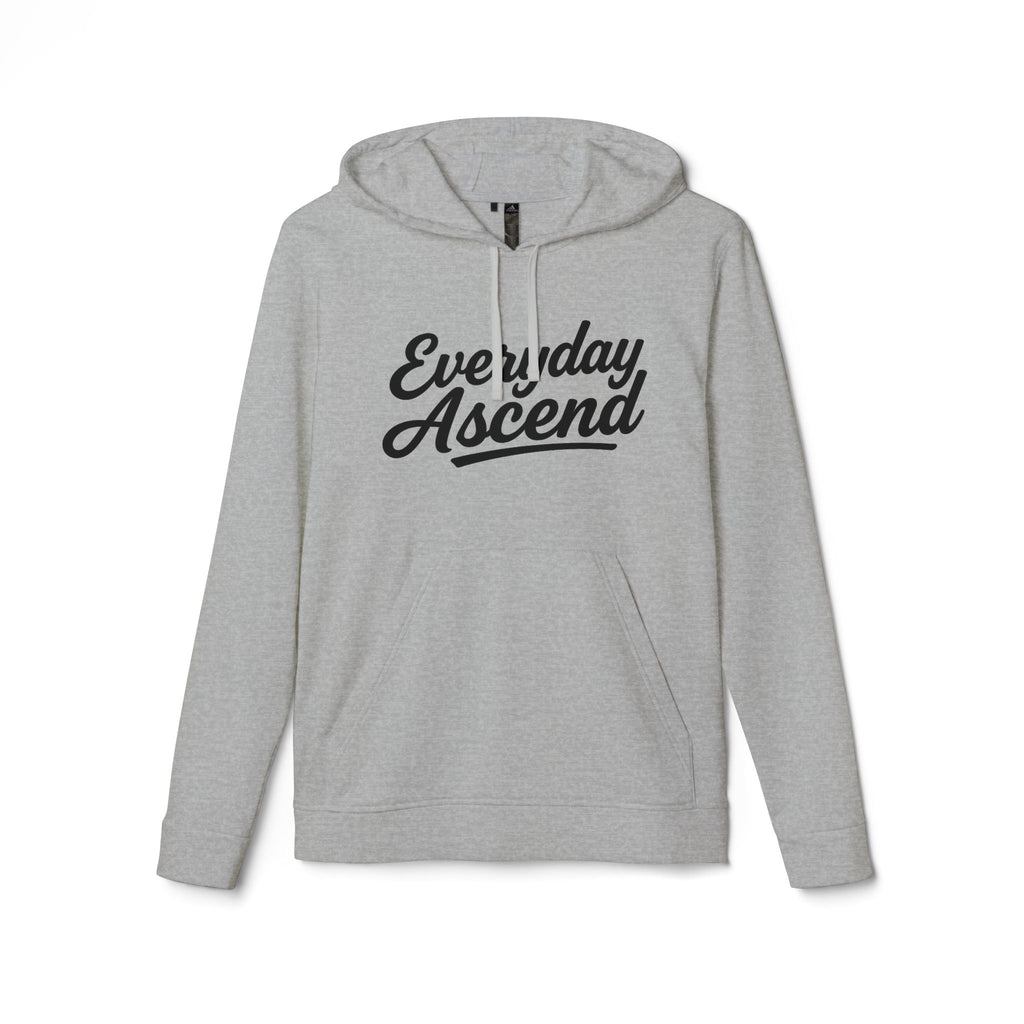 Adidas Everyday Ascend hoodie black script motivational pullover