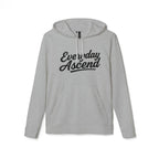 Adidas Everyday Ascend hoodie black script motivational pullover