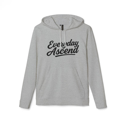 Adidas Everyday Ascend hoodie black script motivational pullover