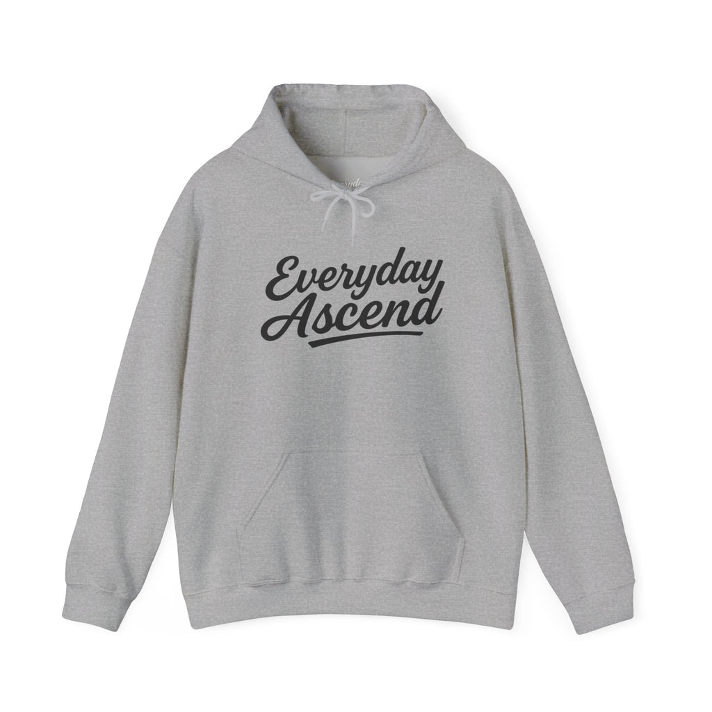 Everyday Ascend Hooded Sweatshirt, Black Script Logo