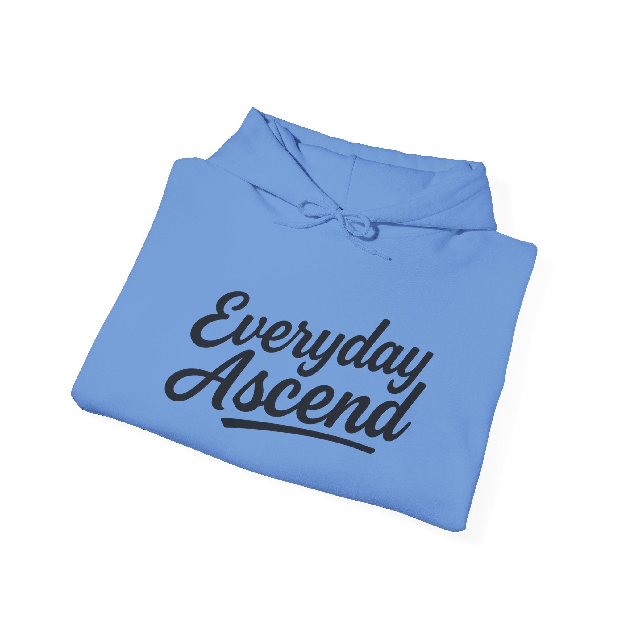 Everyday Ascend Hooded Sweatshirt, Black Script Logo