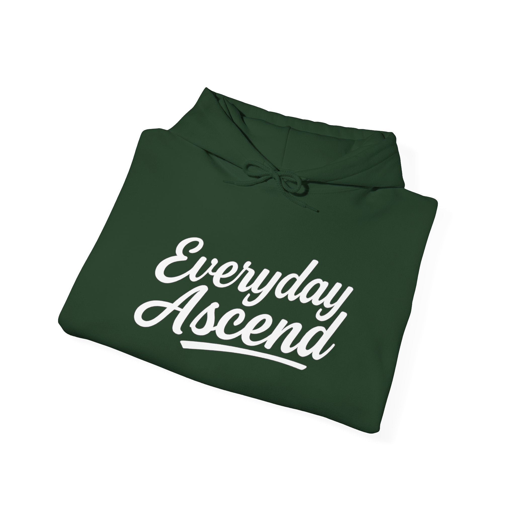 Everyday Ascend Hooded Sweatshirt, White Script Logo