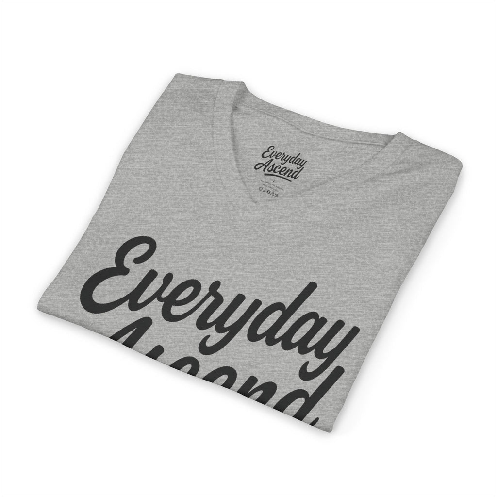 Signature Black Script V-Neck Tee