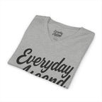 Signature Black Script V-Neck Tee