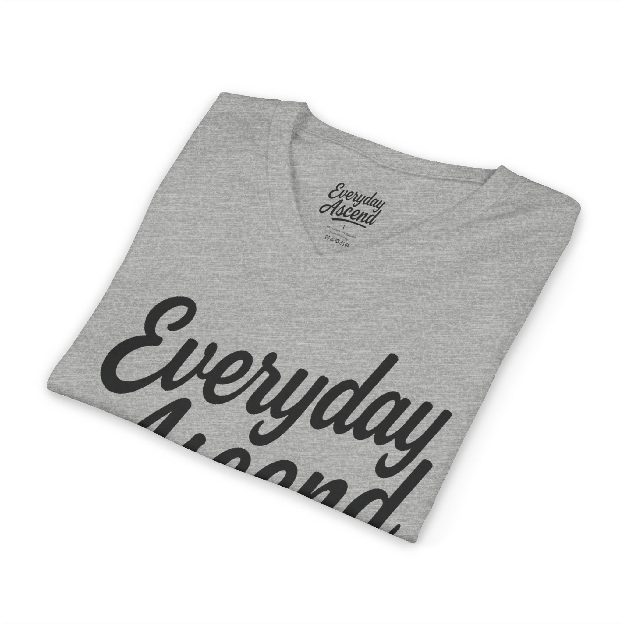 Signature Black Script V-Neck Tee