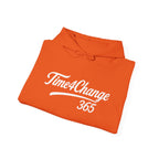 Time4Change Collab Hooded Sweatshirt, White Script Logo