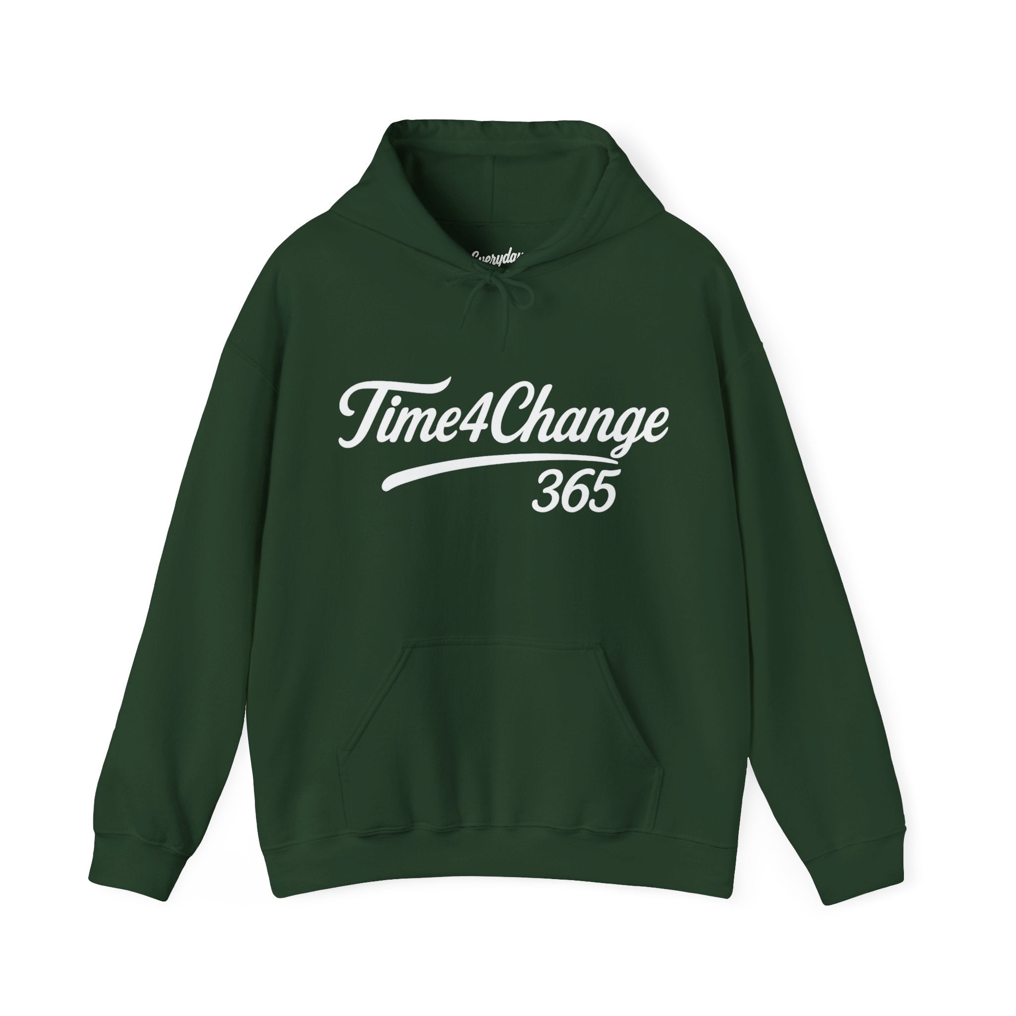 Time4Change White Script Hoodie