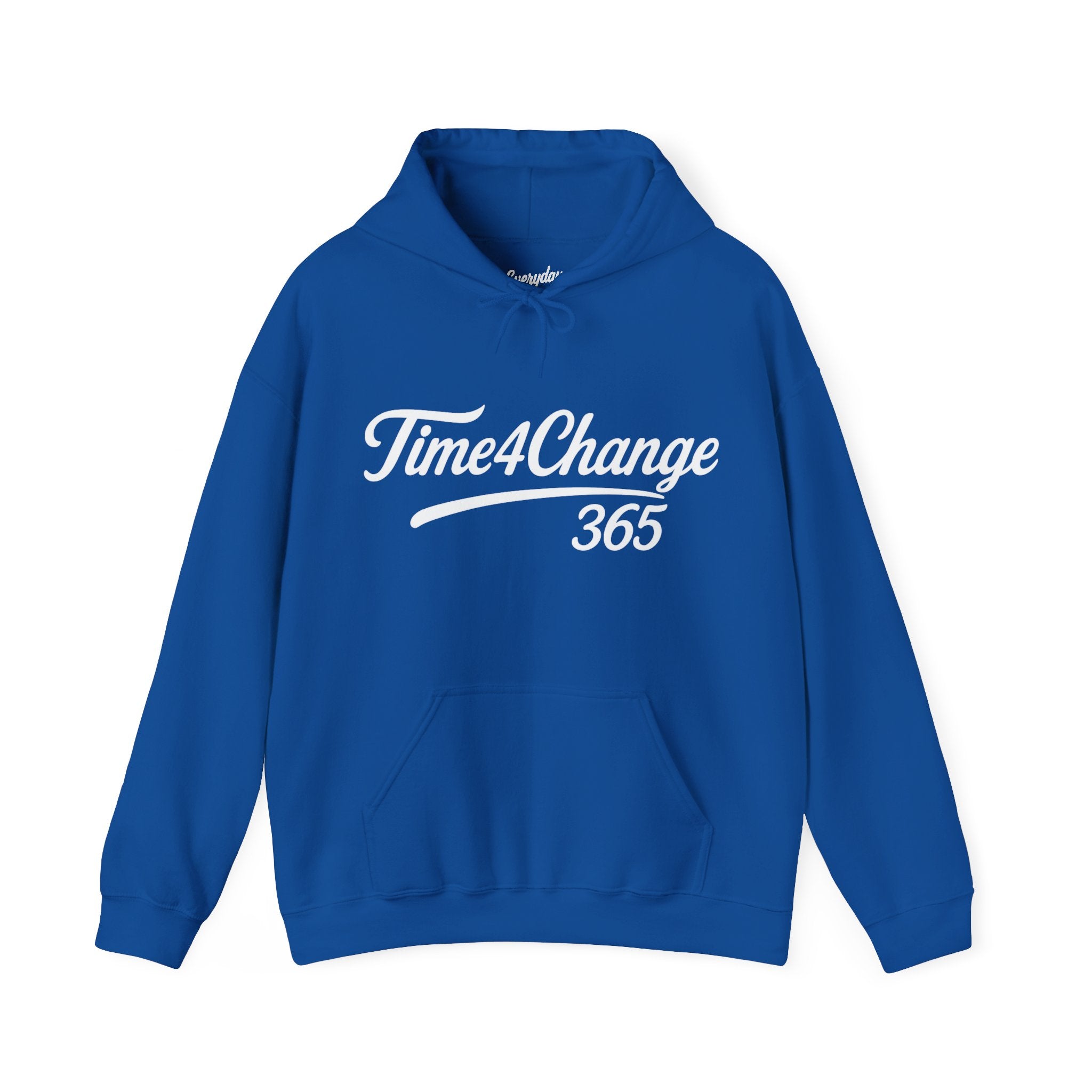 Time4Change White Script Hoodie