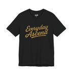 Signature Black & Gold Everyday Ascend Unisex Tee - Motivational Shirt
