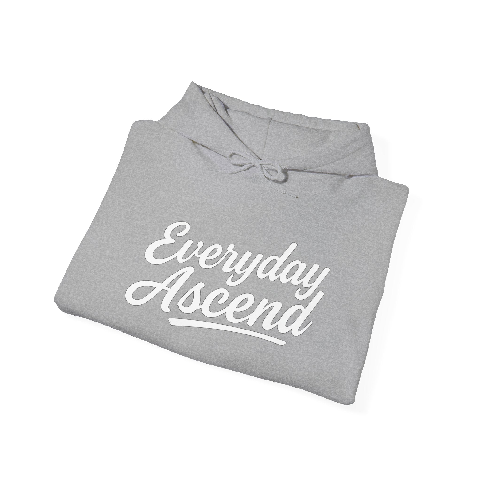 Everyday Ascend Hooded Sweatshirt, White Script Logo