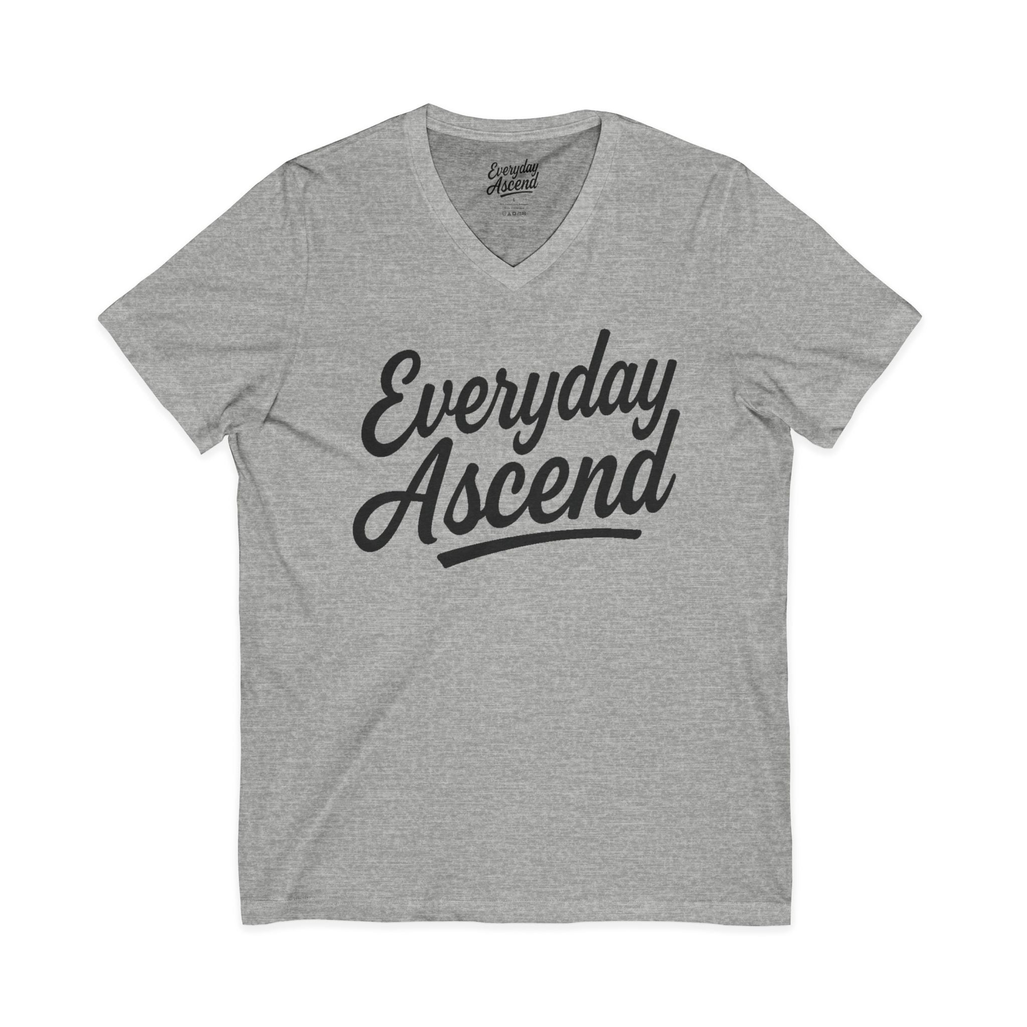 Signature Black Script V-Neck Tee