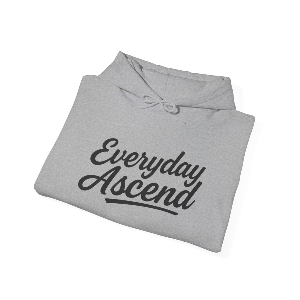 Everyday Ascend Hooded Sweatshirt, Black Script Logo