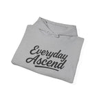Everyday Ascend Hooded Sweatshirt, Black Script Logo