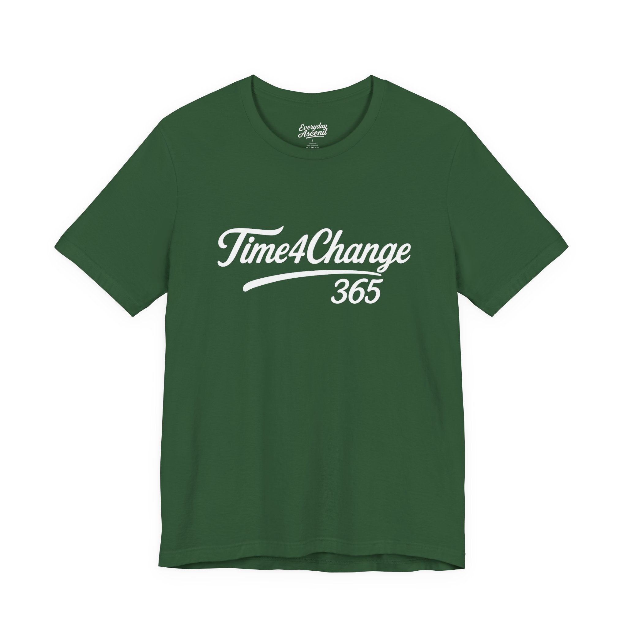 Time4Change365 Collab - Motivational Shirt, Signature Script Tee