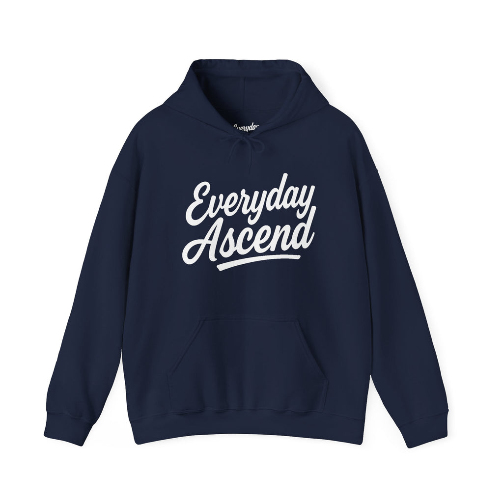 Signature White Script Hoodie
