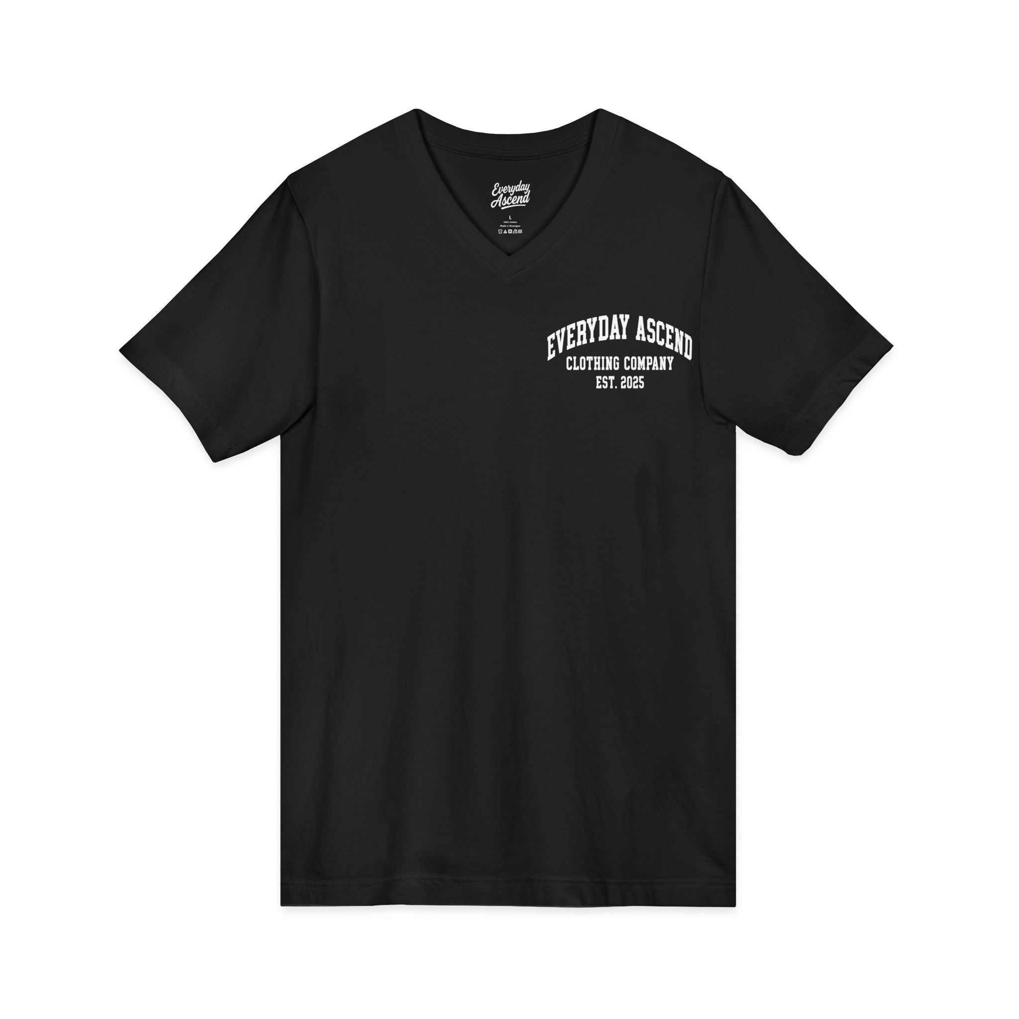 Everyday Ascend College Font V-Neck Tee