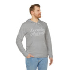 Adidas Everyday Ascend Hoodie — White Script Motivational Pullover