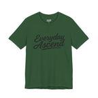 Everyday Ascend - Motivational Shirt, Signature Black Script Tee